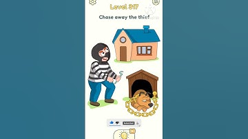 Dop 2 Chese away the thief // Level 317 Delete One Part #dop2 #shorts #funny #gaming