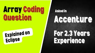 JAVA Coding question asked in Accenture