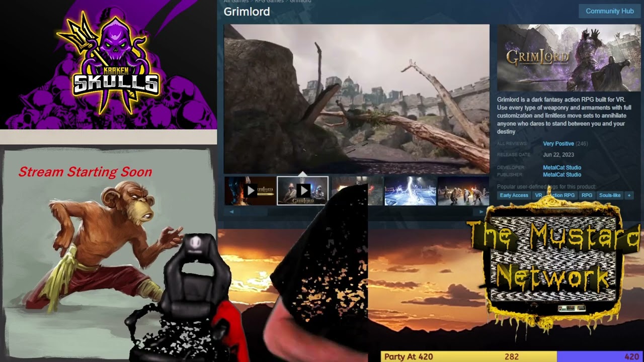 VR Nation #8 - Games And Demos - MUSTARD NETWORK - Valve Index - 420 All Day @MustardNetwork