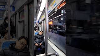 Seoul Metro POV – Winter Night Commute