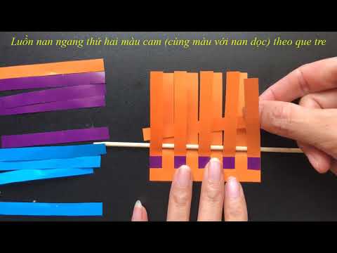LỚP 3 - Tuần 23: THỦ CÔNG: ĐAN HOA CHỮ THẬP ĐƠN