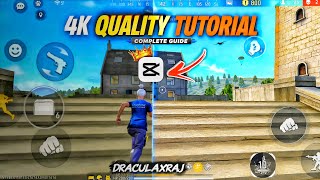 Free fire HD Video Editing Tutorial for Beginners #ultimate #hd #videoediting #tutorial #4k #biggner