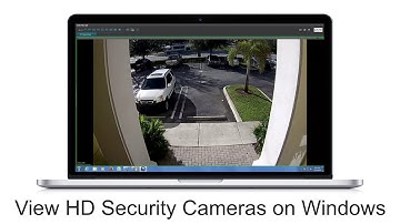 Windows CCTV DVR Software 1080p HD Security Camera View