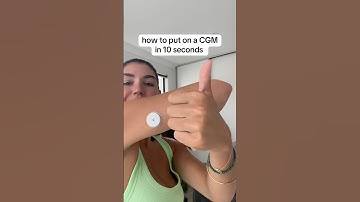 How to put on a continuous glucose monitor #shorts