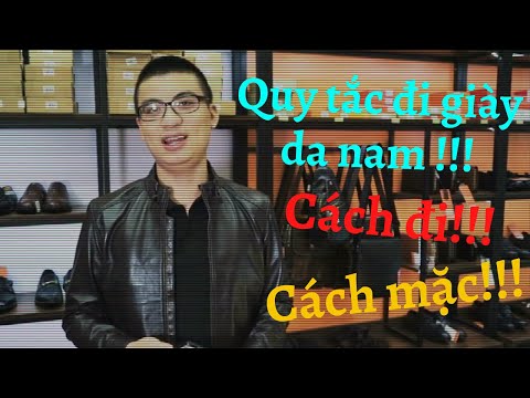 Hướng dẫn quy tắc đi giày nam