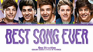 One Direction 'Best Song Ever' Lyrics (Color Coded Lyrics)