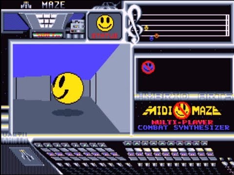 MIDI Maze (1987) - First first-person shooter with visible bullets