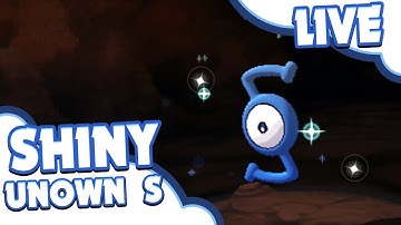 Shiny Unown Challenge (3/28) -  Shiny Unown "S" After 91 DexNav Encounters - Pokemon ORAS