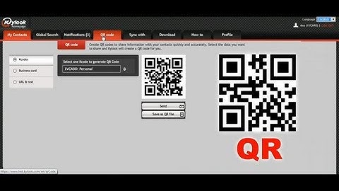 Kylook Tutorial - QR Code -ENGLISH