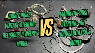 Marilyn VS Barry Jewelry Sale Sterling TAXCO Religious At Nouveau & More