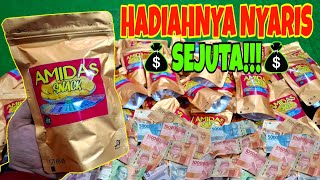 VIRAL!!! HADIAHNYA NYARIS SEJUTA!!! UNBOXING SNACK AMIDAS BERHADIAH UANG!!!