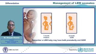 Management of LBW neonates