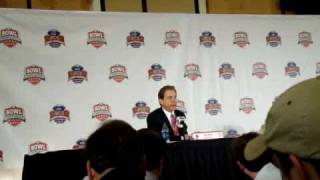 Nick Saban talks about Rolando McClain