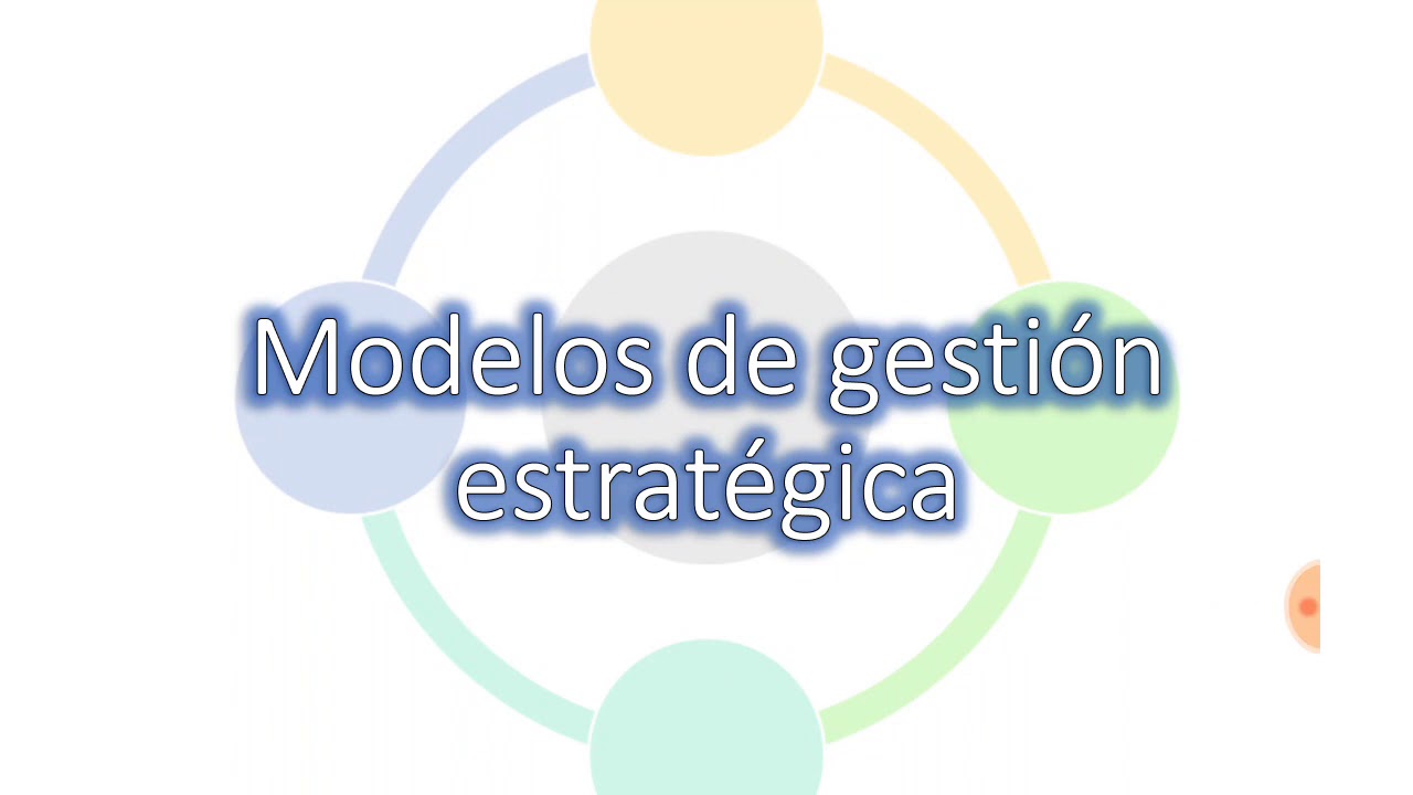 modelos de gestión estratégica - YouTube