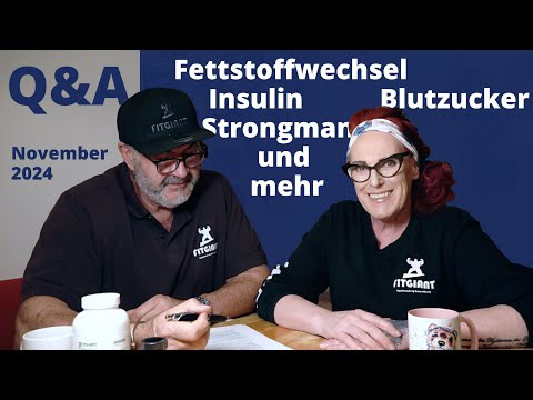 Q&A Dr. Martina & Heinz Ollesch: GFSA questions, food cravings, HbA1c/HOMA, cardio/EAA, fat diges...