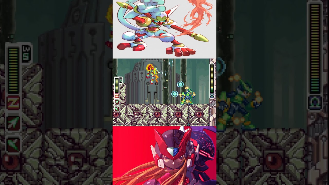 Mega Man Zero 3 Vs. Hanumachine (No Damage, Speed Kill)  