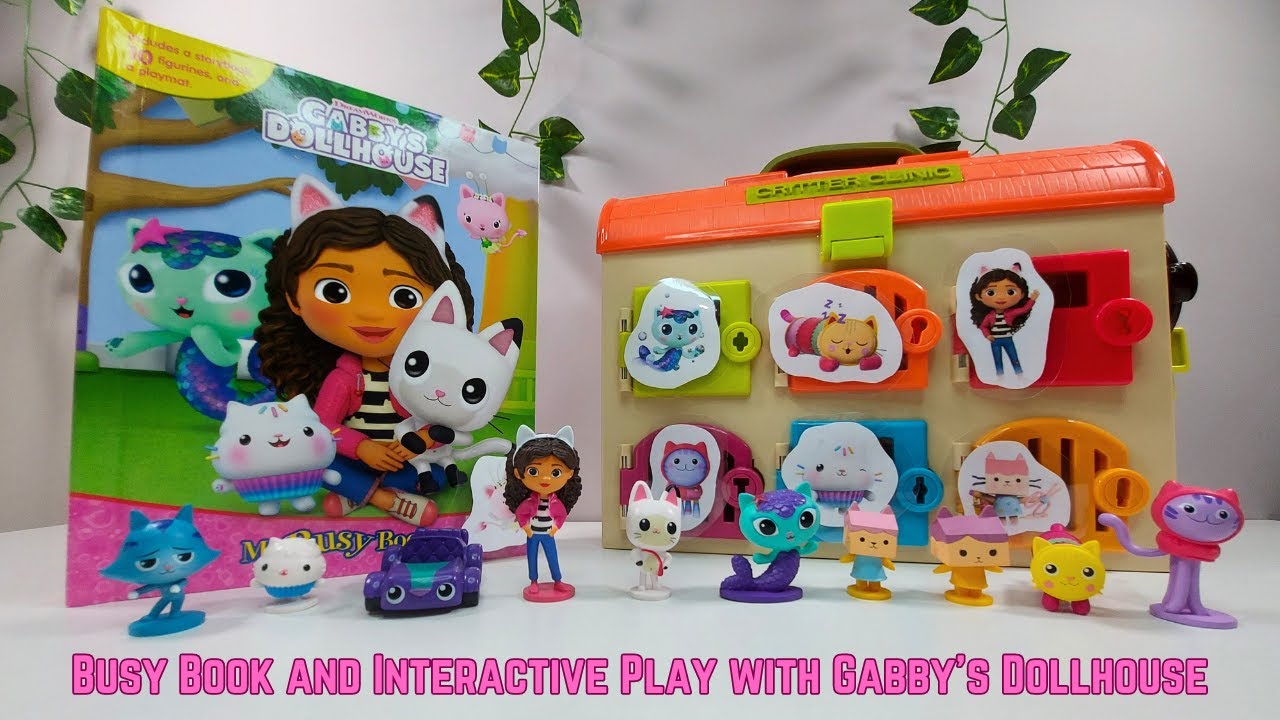 Gabby's Dollhouse Busy Books Interactive Play YouTube