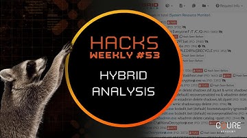 Hacks Weekly #53 Hybrid Analysis
