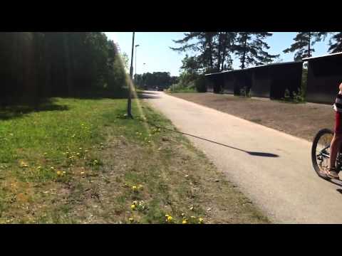 Benjamin testar pro-cykling