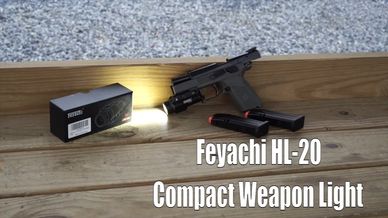 Feyachi HL-20 Compact Tactical LED Light \\  pistol light review