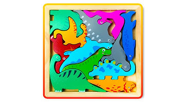 Dinosaurs Puzzle Adventure For Kids | Learn Dinosaur Names the Fun Way | Can You Guess the Dinosaur?