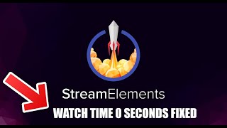 How To Fix Watchtime Showing 0 Seconds On Stream Elements Twitch In 2025 How To Fix Watchtime Showing 0 Seconds On Stream Elements Twitch In 2025