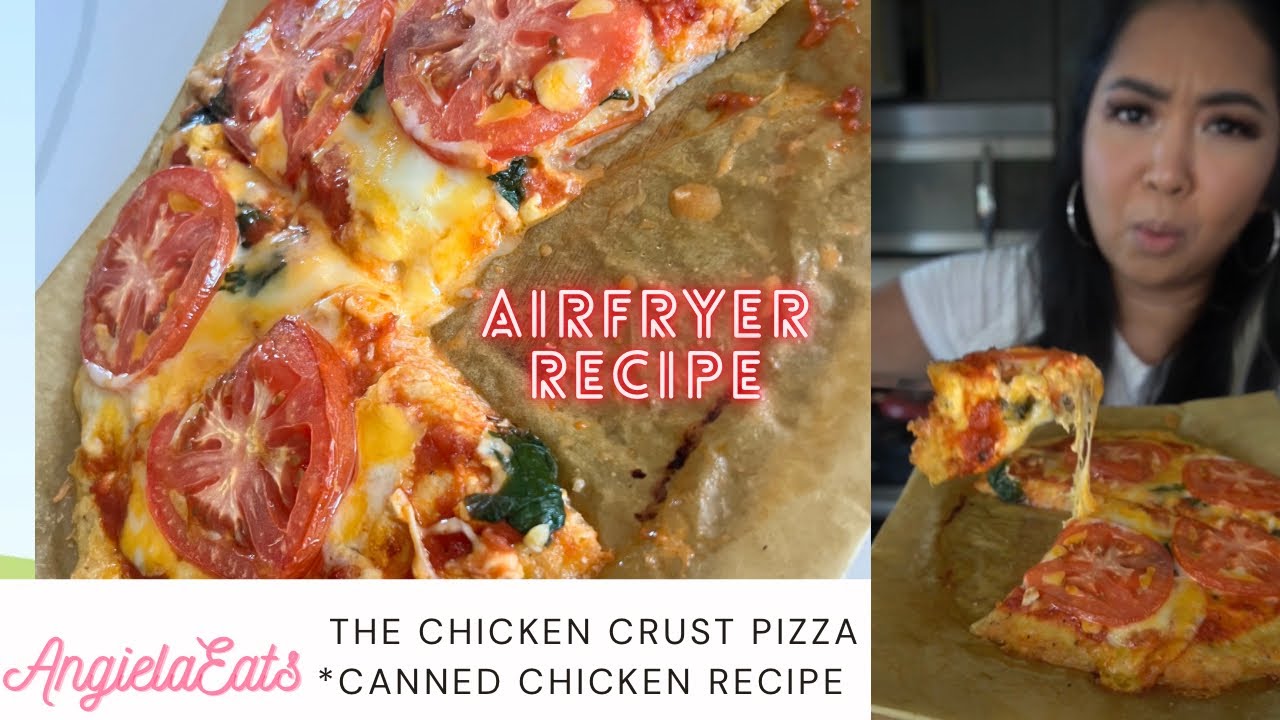 CHICKEN CRUST PIZZA High Protein Low Carb Airfryer Pizza Canned