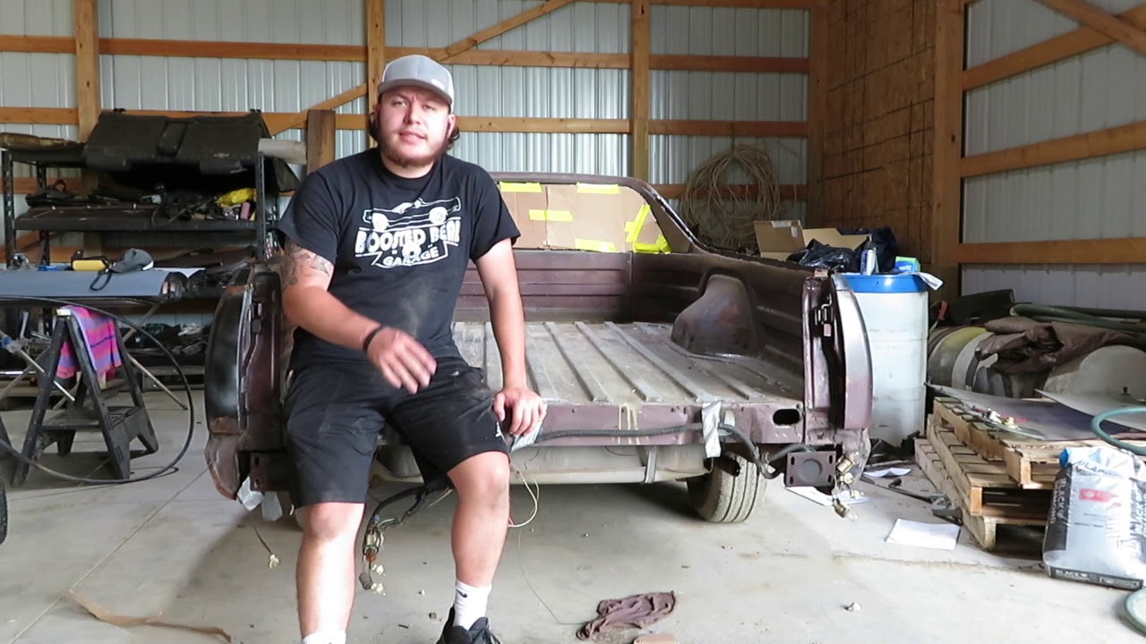 The start of the sandblasting paint removal YouTube