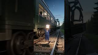 The Shadow Train Conductor #PixarStyle #ShadowTrain #CuteDog #FantasyStory #ViralVideo