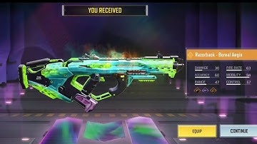 Razorback - Boreal Aegis is the Most BEAUTIFUL gun in CODM - Draw Now Pay Later Event + Gameplay