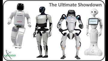 Humanoid Robot Battle: Honda Asimo, Softbank Robotics Pepper, Boston Dynamics Atlas & Tesla Optimus.