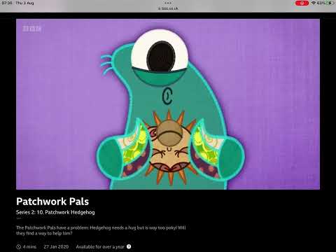 Patchwork Pals hedgehog