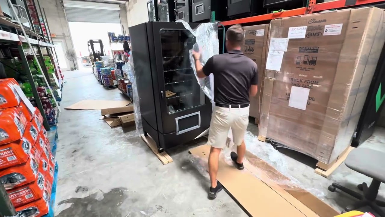 What’s Inside a Brand New Vending Machine Box?