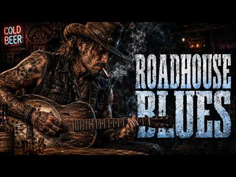 The BEST Roadhouse Blues | Whiskey-Soaked Slide Guitar & Smoky Dive Bar Vibe