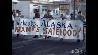 1957 pro-statehood parade in Fairbanks, Alaska