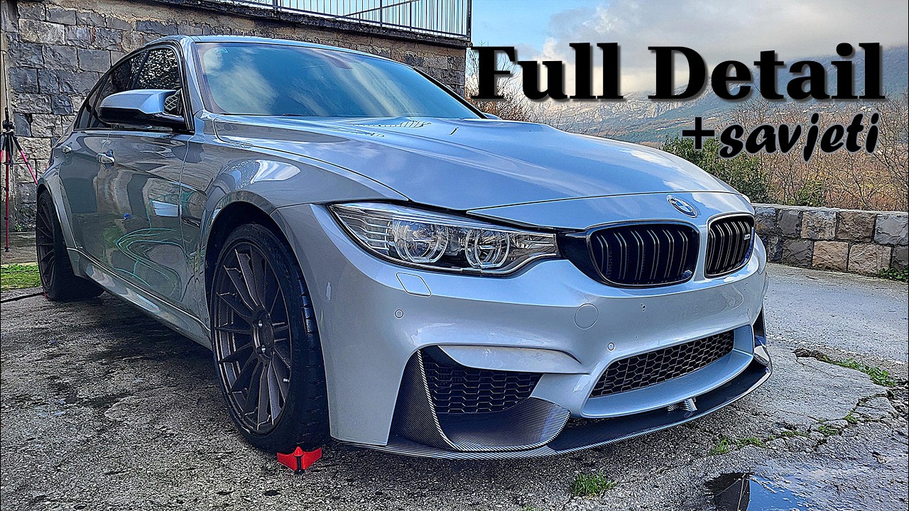 Savjeti za pranje i čišćenje vozila - BMW M3 (Full Detail)