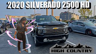 TAKING DELIVERY OF A 2020 CHEVY SILVERADO 2500HD