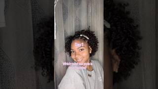 twist out on short natural hair curly naturalhairstyles hairstyles curlyhair