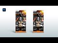 Roll-up Stand Design in Photoshop