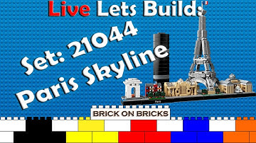 LEGO let´s Build live // Set 21044 Paris Skyline Part 1.