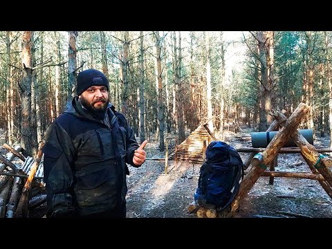Видео: Разоренный лесной лагерь, поиск исчезнувшей коммуны, мистические истории