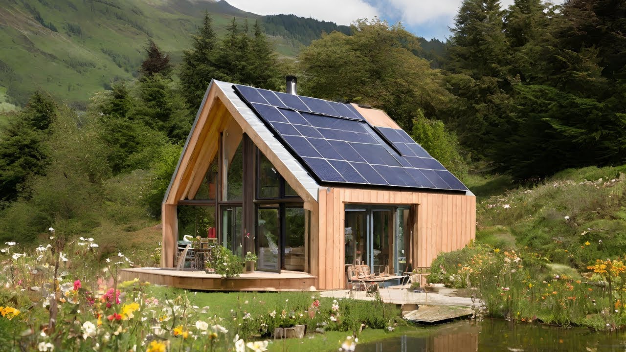 45 Britain Style Forest LowCost Off Grid Small House Design Ideas Off