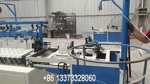 fully automatic chain link fence machine diamond mesh netting machine