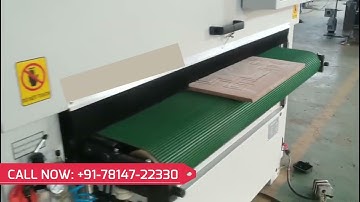 PROFILE BRUSH SANDING MACHINE || DELLATECNICA