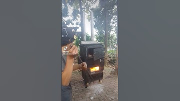 Pemusnah Sampah Tanpa  Asap, Keluar Api Sempurna