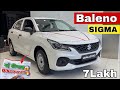 New BALENO 2025 Updated Base Model Sigma || Maruti Suzuki BALENO Sigma 2025 White Colour