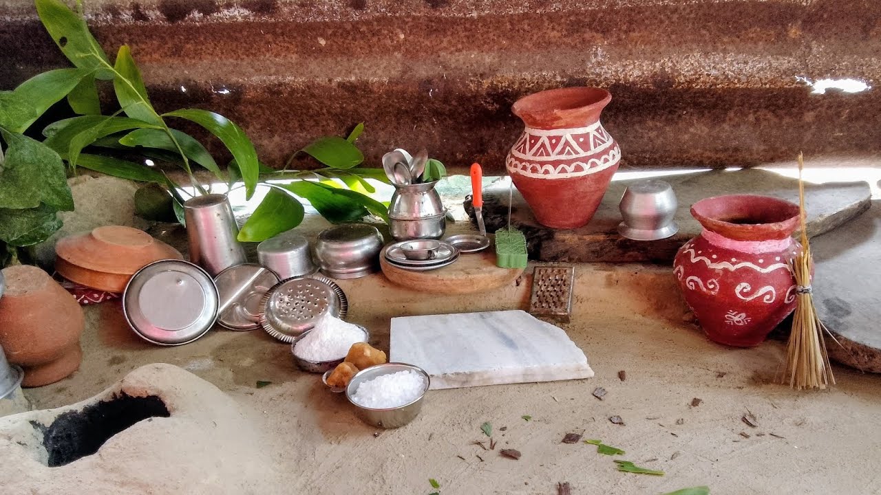 Miniaturi natural food || শীত এর মজাদার রেসিপি একে রান্না || 🤤bengali mini food || mini ranna ghor 