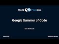Google Summer of Code