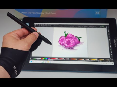 Обзор графического планшета XPPen Artist 16 (2nd) | Новое поколение Gen2 графических дисплеев XPPen