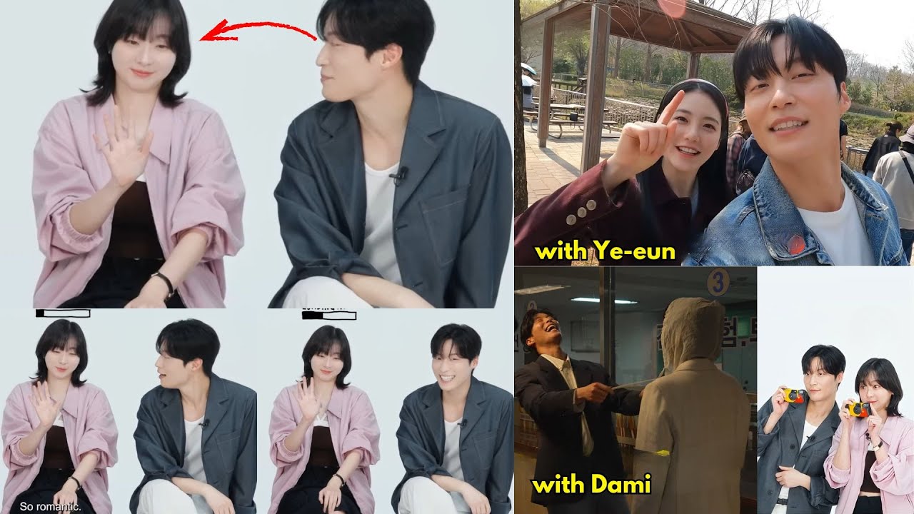 Behind the scene is all about Heo Namjoon couldn't hide his feelings for Kim Dami😂 He’s so honest!